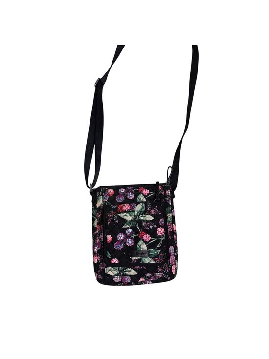 Vera Bradley Blackberry Floral Quilted Crossbody Bag